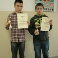 Nagrodzeni uczniowie, V Gminny Turniej Pokoleń 